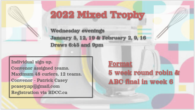 2022 Mixed Trophy poster