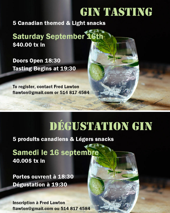 Gin Tasting